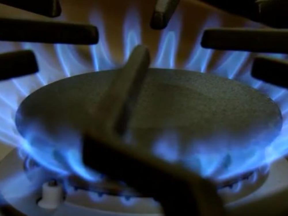 gas burner on stove