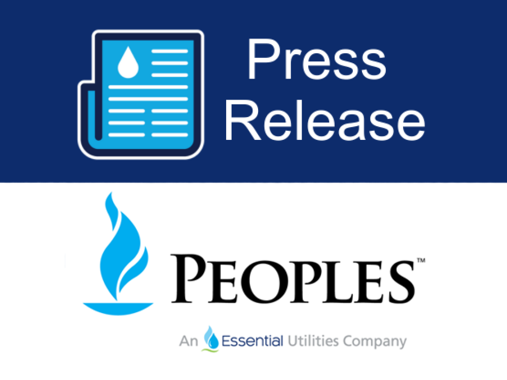 Graphic with an icon of a document and the words “Press Release” above the Peoples logo.