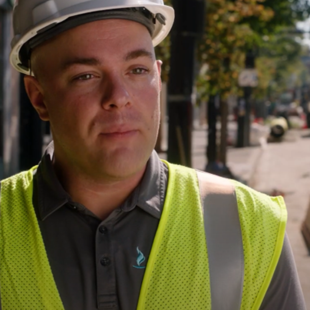 man in safety gear
